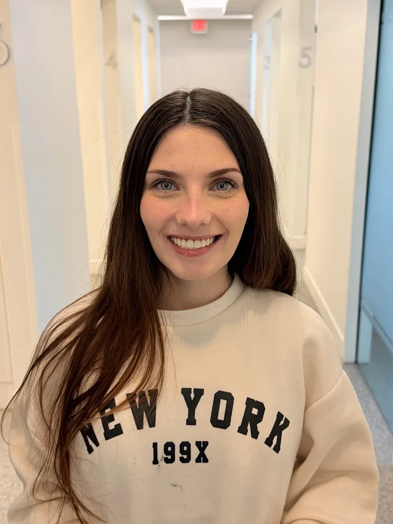Rachel after dental implants